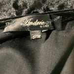 Andree by Unit  Boho Velvet Embroidered Open Kimono Short Sleeve Black Size S/M Photo 11