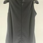 Nike Golf Solid Black Dri-Fit Sleeveless Polo Shirt Top Women's Size Medium EUC Photo 4