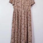 Hayden  Los Angeles Blush Floral Pleated Midi Dress Photo 0