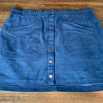 BCBGMAXAZRIA  Mora Faux Suede Skirt - size L Photo 0