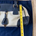 Prada Blue and Cream Satchel Photo 8