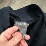 A pea in the pod A Pea‎ in the Pod Maternity Navy Blue Pull On Stretchy Bootleg Pants Size L Photo 4