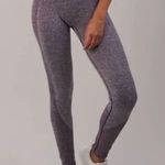 Gymshark Flex Leggings Purple Lilac Marled Seamless Logo Tights Activewear Photo 1