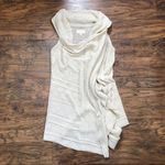Anthropologie Angel of the North • Lua Pointelle Knit cardigan vest open drape Photo 7