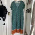Natural Life  Avery button down bohemian midi dress Photo 1
