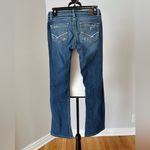 BKE  Lexi flare boot jean in a size 26 white stitching western rodeo rocker Photo 1