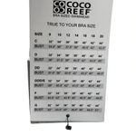 Coco reef  Reversible Verso Twist Underwire Bikini Top Python Blue Size 32/34D Photo 9