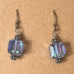 Crystal Dangling Earrings‎ Silver Photo 0
