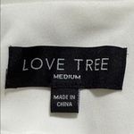 Love Tree  size medium women’s off white blazer office corpcore shoulder pads Photo 9