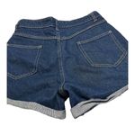 Denim & Co Women’s Denim Co Blue Short Shorts with Cuffs Size 6 Sku 2549 Photo 2