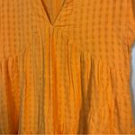 Anthropologie Maeve-  Vibrant Orange V-Neck Tunic Small Photo 1