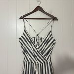 American Eagle  Striped Wide Leg Jumpsuit Women’s Large | New Strappy Romper Photo 7