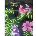 Rafaella Blazer Womens Size 6 Black Floral Button Boho Career Office Preppy Photo 4