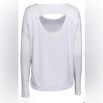 Rag and Bone  White Long Sleeve Top with Open Back Photo 5