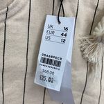 Topshop  Striped Paperbag High Rise Shorts 12 NWT Photo 3