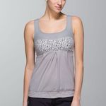 Lululemon Elevate Tank Silver Grey Floral Photo 0