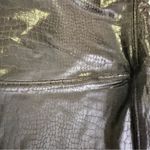 Spanx Brown Faux Leather Snake Skin Leggings Size Large 12/14 Photo 3