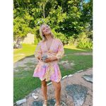 DEREK LAM 10 CROSBY X RTR Multicolor Floral Hourglass Cutout Mini Dress Size 46 Photo 12