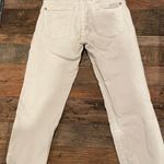 7 For All Mankind White Cropped Jeans Photo 1