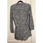 Michael Kors  Navy Blue and White Floral Shorts Romper Photo 1