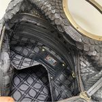 Rafe leather croc embossed clutch Black Photo 5