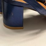 BY FAR Women's Metallic Blue Heels Size 8 Photo 4