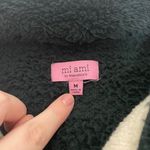 Francesca's Francesca’s Fleece Fuzzy Quarter Button  Photo 1