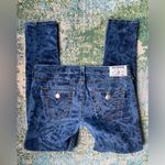 True Religion blue tie dye pattern skinny jeans with flap pockets, size 30 Photo 1