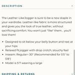 Spanx  Faux Leather Joggers Black Photo 4