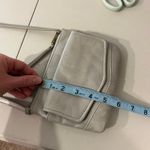 HOBO Amble Light Ash Gray Genuine Leather Mini Wallet Crossbody Bag Photo 12