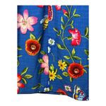 J. McLaughlin Belinda Greenhouse Floral Butterfly Print Dress Blue Fitted Size 6 Photo 7