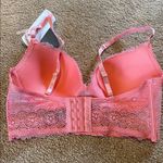 Daisy Fuentes  34C Long Line Lace Bra Bubblegum Pink Photo 2