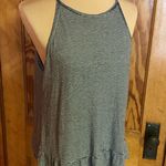 Mossimo striped ruffled tank top Size L Photo 5