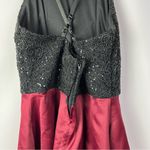 Speechless  Black Sequin & Wine Red Fit & Flare Mini Dress 11 Photo 5