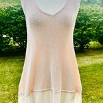 August Silk Women's Cross Back Ruffle Hem Sleeveless Top Photo 4