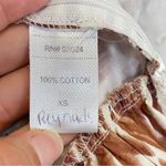 Anthropologie Love the Label by  Zebra Long Sleeve Smocked‎ Crop Top Size XS Photo 4