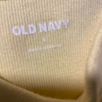 Old Navy Pastel Yellow Ribbed Tank Top Photo 1