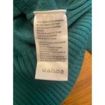 Urban Outfitters  Teal Zip-Up Mock Neck Cropped Sweater Jacket Women’s Large Photo 5