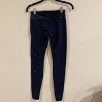 Lululemon Quilted Reversible Wunder Under Pant Prisma Inkwell Black Size 4 Photo 3