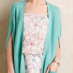 Anthropologie Angel of the North Turquoise Chrysalis Cardigan Sweater Size XS Green Photo 0