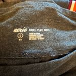 Aerie NWOT  Grey Leggings with Red and White Stripes Photo 2