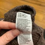 American Eagle  Knit Dress Womens Size Medium Bell‎ Sleeve Ruffle Neck Heathered Photo 6