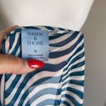Shade & Shore NEW Striped Blue and White Sarong Skirt Size XL Photo 3