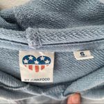 Junk Food Peace Sign America Blue Hoodie Small Photo 5