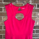 Betsey Johnson EXCELLENT CONDITION Fuchsia Pink Cutout Dress Size 12 Photo 5