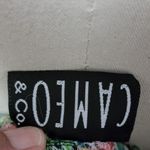 Pacific&Co Vintage Cameo & green tropical floral parrot print shorts size small Photo 6