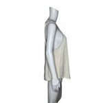 Free People  Shirt Women Small White Lace East Vintage Knits NYC‎ Jersey Tank Top Photo 2