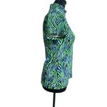 Tzu Tzu Size Small Top Short Sleeve Polo Shirt Golf Colorful Athletic Photo 2