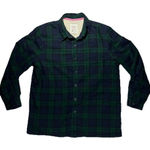 L.L.Bean Women’s Minky Fleece Lined Tartan Flannel Shacket M Winter Outdoor Photo 0