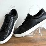 Rebecca Minkoff Black Leather Lace Up Low Top Versatile Sneakers Women's 10 Photo 0